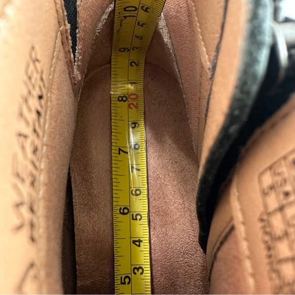 Vionic Madeline Black Leather Block Heel Ankle Booties Women’s Size Size 5 - Picture 16 of 16